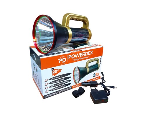 20W Güneş Enerjili Şarjlı Fener PD-5800 20W Güneş Enerjili Şarjlı Fener PD-5800