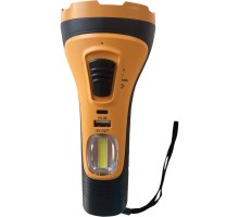 Şarj Edilebilir El Feneri 7 Watt, Cob Aydınlatmalı Portatif El Feneri GS-4275