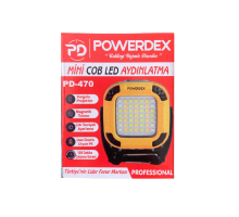 Şarjlı Mini COB LED Manyetik Aydınlatma Powerdex PD-470
