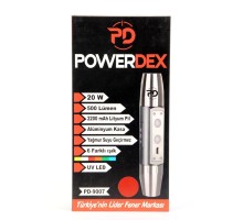 20 Watt 500 Lümen Ultraviyole LED Şarjlı El Feneri Powerdex Pd-9007
