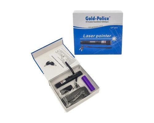 Şarjlı Yeşil Lazer Işık Gold Police GP-003 Şarjlı Yeşil Lazer Işık Gold Police GP-003
