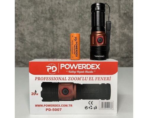 Mini Zoomlu  El Feneri Powerdex PD-5007