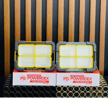 Powerdex PD-5050 Profesyonel Projektör Modlu Çakar Işıklı Güneş Enerjili El Feneri