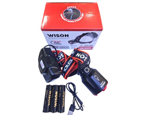 2000 Lümen 30 Watt Profesyonel Kafa Lambası WS-2070