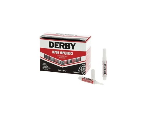 Derby Japon Yapıstırıcı 1.5 gr 50'li Derby Japon Yapıstırıcı 1.5 gr 50'li