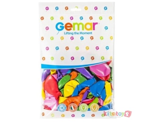 Karışık Renkli Balon 100'Lü GEMAR 14A 