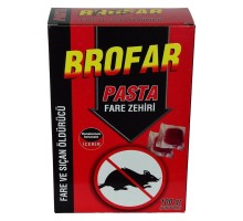 Brofar Fare ve Sıçan Öldürücü Pasta 100 gr 