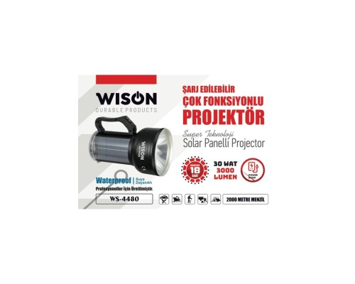 Suya Dayanıklı Profesyoneller İçin Üretilmiş Fener WS-4480 Suya Dayanıklı Profesyoneller İçin Üretilmiş Fener WS-4480