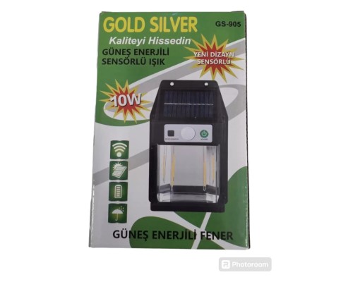 GÜNEŞ ENERJİLİ SENSÖRLÜ SOLAR APLİK 10 W GS-905 GÜNEŞ ENERJİLİ SENSÖRLÜ SOLAR APLİK 10 W GS-905