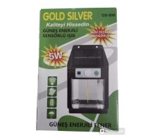 GÜNEŞ ENERJİLİ SENSRÖLÜ SOLAR APLİK 5 W GS-890 