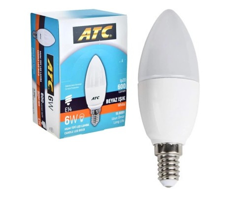 ATC 6 WATT E14 AMPUL ATC 6 WATT E14 AMPUL
