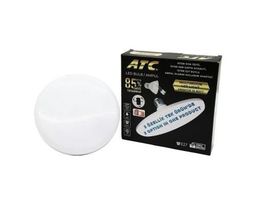 ATC UFO 36W YUVARLAK ARMATÜR UFO LED AMPUL E27 ATC UFO 36W YUVARLAK ARMATÜR UFO LED AMPUL E27