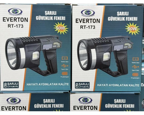 Şarjlı 50W Güvenlik Feneri EVERTON RT-173