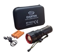 30W Zoomlu Profesyonel Sarjlı Metal El Feneri - Güçlü Aydınlatma ve Dayanıklılık EVERTON RT-S313