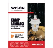  Güneş ile Şarj Edilebilir Kamp Lambası