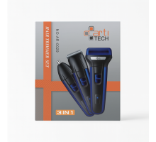  3 In 1 Şarjlı Saç Sakal Traş Blue