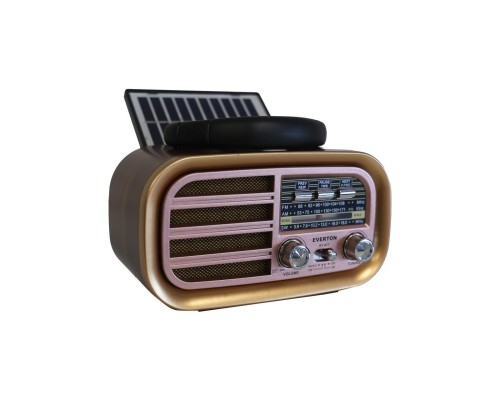 Everton RT-877 Güneş Enerji Panelli Bluetooth Fm-Usb-Tf-Aux Şarjlı Nostaljik Radyo Everton RT-877 Güneş Enerji Panelli Bluetooth Fm-Usb-Tf-Aux Şarjlı Nostaljik Radyo