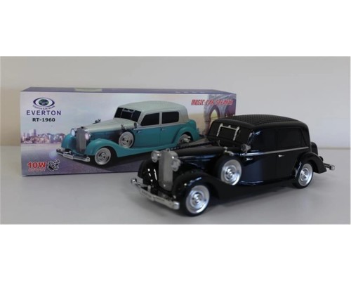 EVERTON RT-1960 Siyah Arabalı Bluetooth Fm-Usb-Tf-Aux Şarjlı Nostaljik Radyo EVERTON RT-1960 Siyah Arabalı Bluetooth Fm-Usb-Tf-Aux Şarjlı Nostaljik Radyo