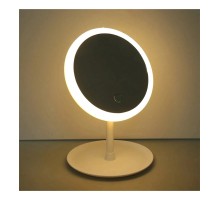 Led Işıklı Masaüstü Makyaj Aynası Yuvarlak Carelly