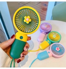 EMG ÇİÇEKLİ EL FANI 3 KADEMELİ