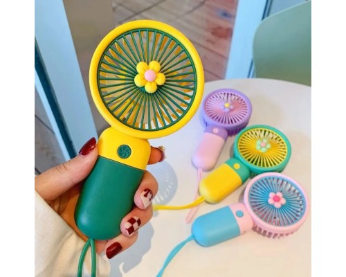 EMG ÇİÇEKLİ EL FANI 3 KADEMELİ