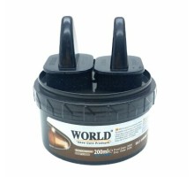 WORLD 200 ML KAHVERENGİ AYAKKABI BOYASI 2 Lİ