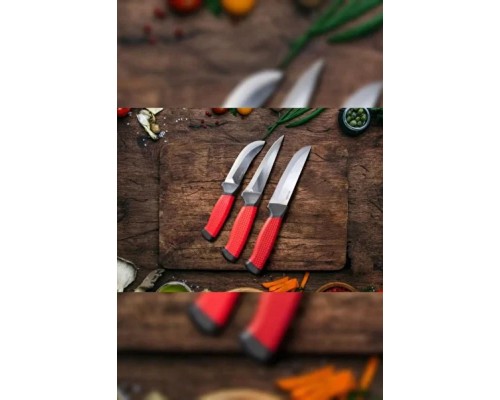 LAZOĞLU 3 LÜ KASAP BIÇAĞI SET