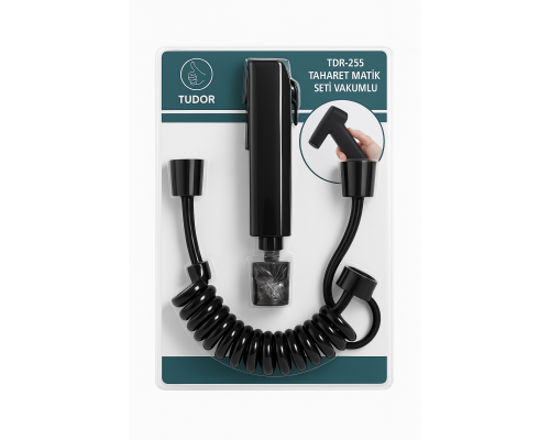 TAHARATMATİK  SİYAH VAKUMLU TDR-255