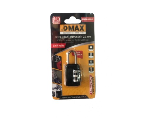 20 NO ŞİFRELİ KİLİT DMAX  20 NO ŞİFRELİ KİLİT DMAX
