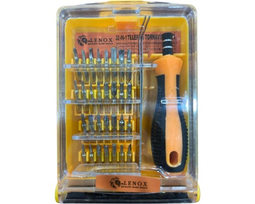 LENOX 411 TELEFON TORNAVİDA SETİ 32 PARÇA LENOX 411 TELEFON TORNAVİDA SETİ 32 PARÇA