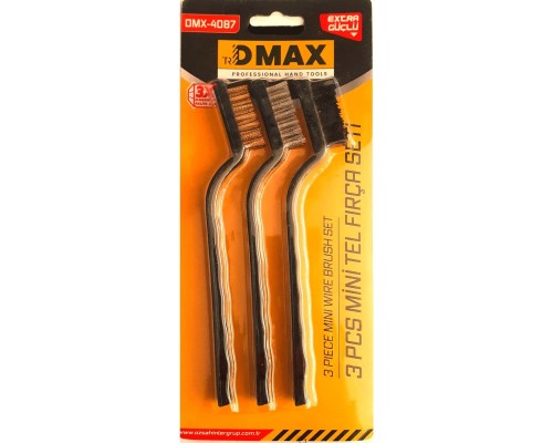 MİNİ TEL FIRÇA SETİ DMAX-4087 MİNİ TEL FIRÇA SETİ DMAX-4087
