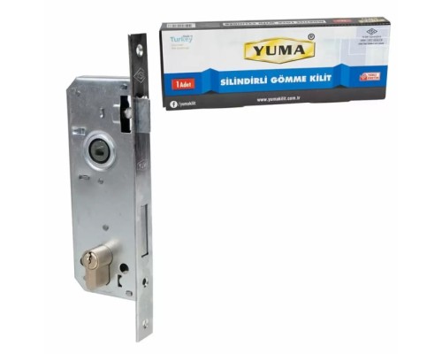 YUMA HİBRİT SİLİNDİRLİ 35MM GÖMME KİLİT YMK-635H YUMA HİBRİT SİLİNDİRLİ 35MM GÖMME KİLİT YMK-635H