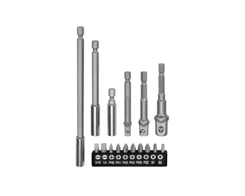 16 Parça Bits ve Adaptör Seti