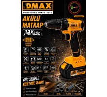 DMAX 3004 12V 1.5 AH AKÜLÜ MATKAP