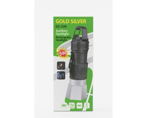 Gold Silver GS-530 USB Şarjlı Mini El Feneri