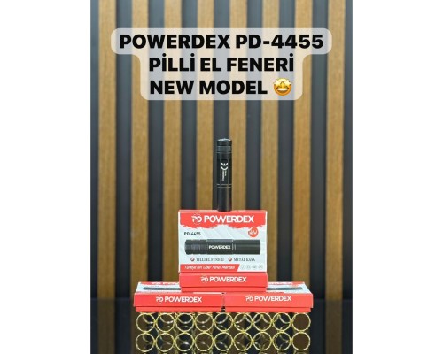 POWERDEX PD-4455 PİLLİ FENER