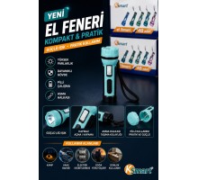 K-9951 PİLLİ FENER 48 ADET