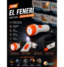 K-9920 PİLLİ FENER 24 ADET
