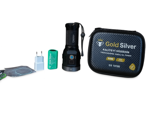 GOLD SİLVER GS-14100 SARJLI FENER GOLD SİLVER GS-14100 SARJLI FENER
