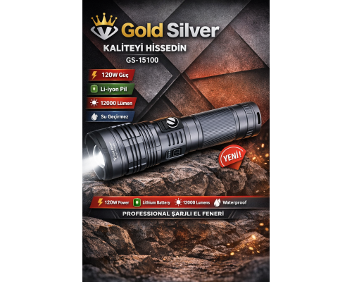 GOLD SİLVER GS-15100 ÇANTALI METAL FENER