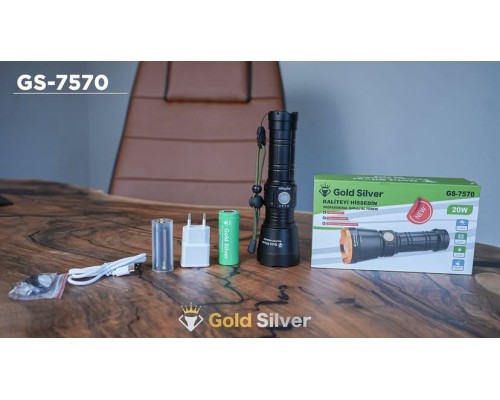 GOLD SİLVER GS-7570 SARJLI FENER GOLD SİLVER GS-7570 SARJLI FENER