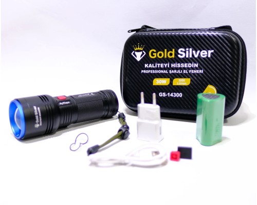 GOLD SİLVER GS-14300 SARJLI FENER GOLD SİLVER GS-14300 SARJLI FENER