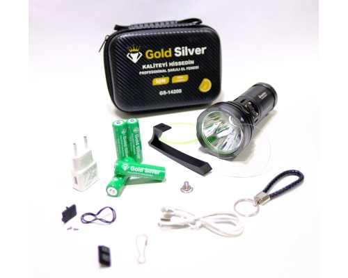 GOLD SİLVER GS-14200 SARJLI FENER