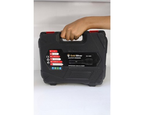 GOLD SİLVER GS-14600 ÇANTALI METAL SARJLI FENER