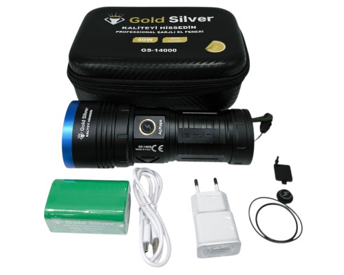 GOLD SİLVER GS-14000 SARJLI FENER
