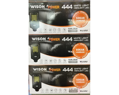 WISON WS-5757 SENSÖRLÜ SOLAR LED AYDINLATMA