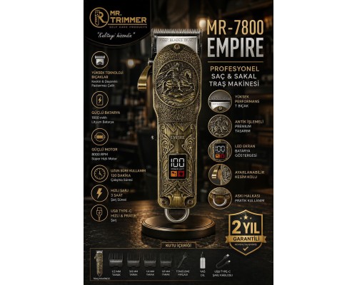 MR TRIMMER MR-7800 TIRAŞ MAKİNESİ