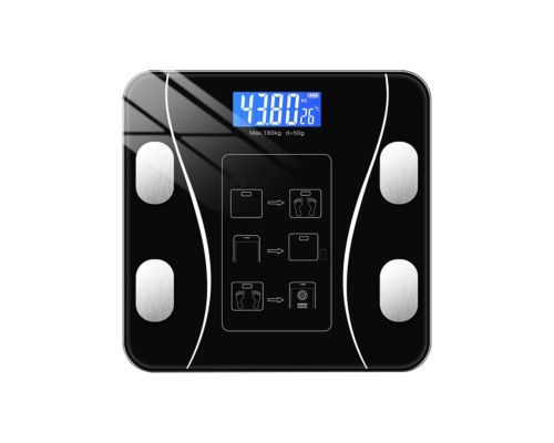 CROWN CRW-7026  SİYAH CAM YAĞ ÖLÇERLİ BASKÜL