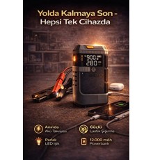 AUHMA A7722 AKÜ TAKVİYELİ KOMPRESÖR