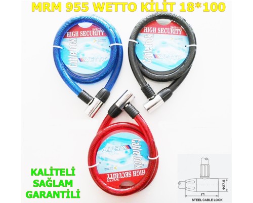 WETTO HALAT KİLİT 18*100 MRM-955 WETTO HALAT KİLİT 18*100 MRM-955